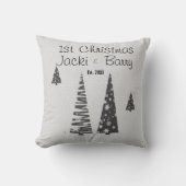 1. Weihnachten Neuauflage Weihnachtsbaumen Kissen (Vorderseite)