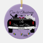 1. Weihnachten Neuvermählte Keramik Keramik Ornament (Vorne)