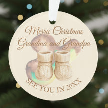 1. Weihnachten Oma & Opa - Baby-Schühchen