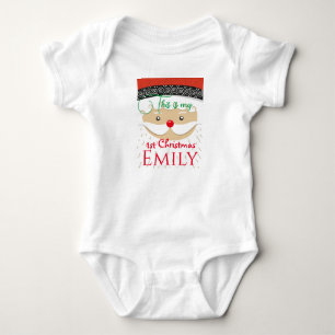 1. Weihnachten Personalisiert Baby Strampler