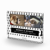 1. Weihnachten zusammen 2 Hunde Paw 2 Fotoblock (Rechts)