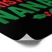 #1 Weihnachts-Oma Poster (Ecke)