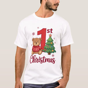 1. Weihnachts-Teddybär-Baum-Schneeflocken_1 T-Shirt