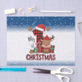 1. Weihnachts-Weihnachtsmannmütze Weißschneejunge  Seidenpapier (Handwerk)