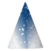 1. Weihnachts White Snow Baby Rentier Blue Sky Partyhütchen (Rückseite)