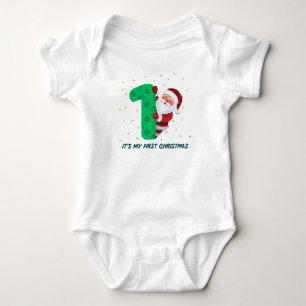 1. Weihnachtsbaby Baby Strampler