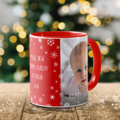 1. Weihnachtsbaby Custom Foto Junge Mutter Vater R Tasse