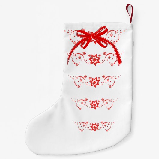 1. Weihnachtsethnischer Kleiner Weihnachtsstrumpf (Rückseite)