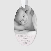 1. Weihnachtsfeier aus Nichte Ornament (Vorderseite)