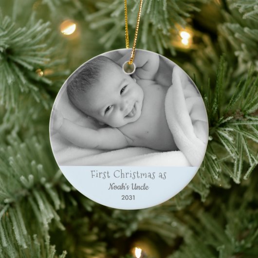 1. Weihnachtsfeier Nephew Personalisierte Ornament (Baum)