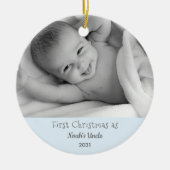 1. Weihnachtsfeier Nephew Personalisierte Ornament (Vorne)