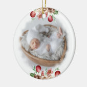 1. Weihnachtsjugendakzent Keramik Ornament (Links)