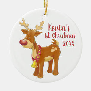 1. Weihnachtsmann-Keramik Keramik Ornament