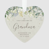 1. Weihnachtsmütter/jedes verwandte Foto Herz Ornament (Vorderseite)