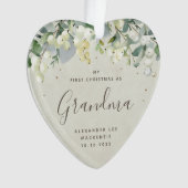 1. Weihnachtsmütter/jedes verwandte Foto Herz Ornament (Vorderseite)