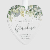 1. Weihnachtsmütter/jedes verwandte Foto Herz Ornament (Vorderseite)