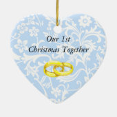 1. Weihnachtszusammen Keramik Ornament (Hinten)