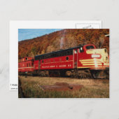 1 Wellsville Addison & Galeton, EMD FP-7, Galeton, Postkarte (Vorne/Hinten)