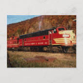 1 Wellsville Addison & Galeton, EMD FP-7, Galeton, Postkarte (Vorderseite)