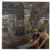 1. Weltkrieg 1918 Frauen in einer Munitionsfabrik Fliese (Vorderseite)