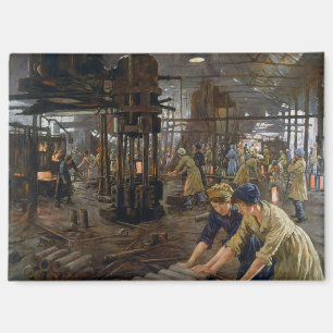 1. Weltkrieg 1918 Frauen in einer Munitionsfabrik Magnet