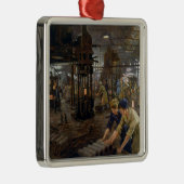 1. Weltkrieg 1918 Frauen in einer Munitionsfabrik Ornament Aus Metall (Rechts)