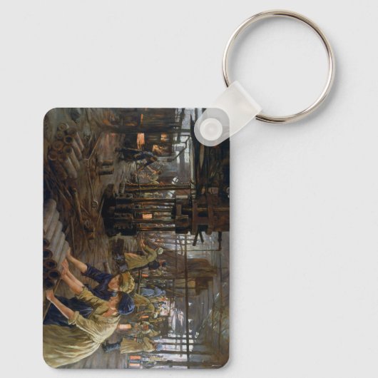 1. Weltkrieg 1918 Frauen in einer Munitionsfabrik Schlüsselanhänger (Rückseite)