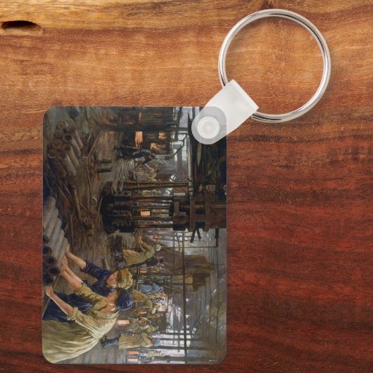 1. Weltkrieg 1918 Frauen in einer Munitionsfabrik Schlüsselanhänger (Rückseite)