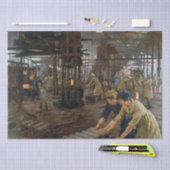 1. Weltkrieg 1918 Frauen in einer Munitionsfabrik Seidenpapier (Handwerk)