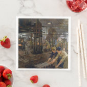 1. Weltkrieg 1918 Frauen in einer Munitionsfabrik Serviette (Beispiel)