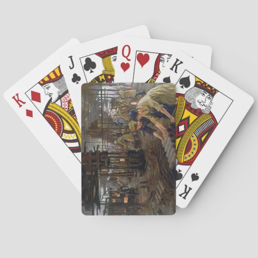 1. Weltkrieg 1918 Frauen in einer Munitionsfabrik Spielkarten (Rückseite)