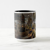 1. Weltkrieg 1918 Frauen in einer Munitionsfabrik Tasse (Zentrum)