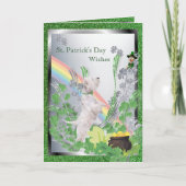 1. Westie Welpe Nummer zwei spirituelle Botschaft Karte (Vorderseite)