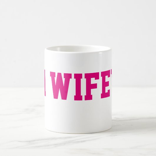 #1 Wifey Kaffee-Tasse Kaffeetasse (Mittel)
