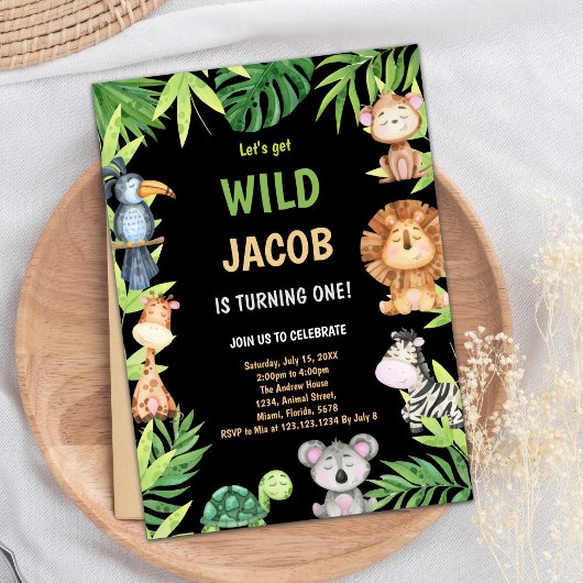 1. Wilde Einladung zum Geburtstag