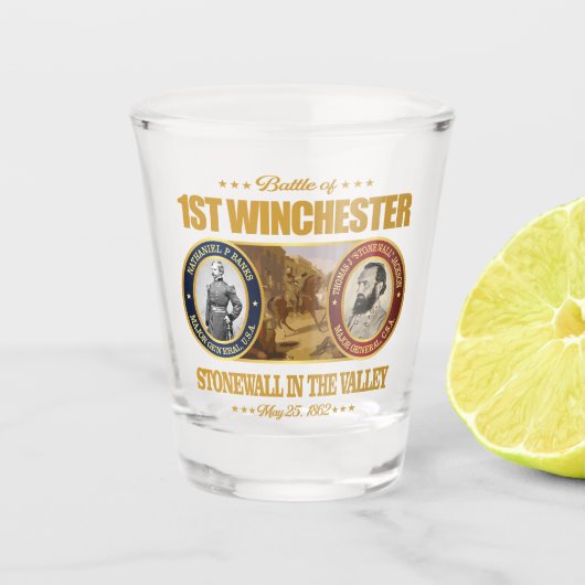 1. Winchester (FH2) Schnapsglas (Vorderseite)