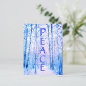 1 WINTER PEACE BRIGHT CARD POSTKARTE (Stehend Vorderseite)