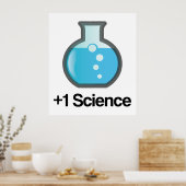 +1 Wissenschaft Poster (Küche)