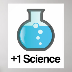 +1 Wissenschaft Poster