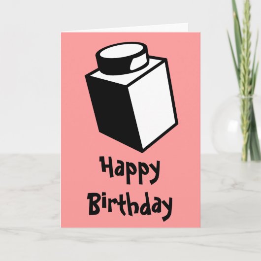 1 x 1 Brick durch Anpassen von My Minifig Karte (Vorderseite)