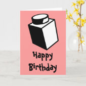 1 x 1 Brick durch Anpassen von My Minifig Karte (Gelbe Blume)