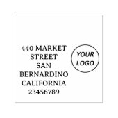 1" x 2,5" permastempel (Design)
