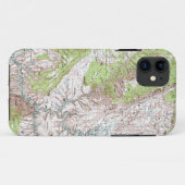 1 x 2 Grad-topographische Karte Case-Mate iPhone Hülle (Rückseite (Horizontal))