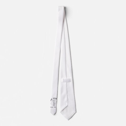 1 Year Together - First Anniversary Celebration Krawatte (Rückseite)