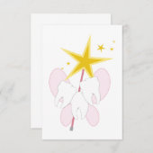 1. Zahnfee-Besuch Dankeskarte (Vorne/Hinten)