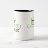1. Zeit-Großmutter-Verein (Grün) Zweifarbige Tasse (Mittel)