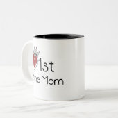 1. Zeit Mama Prinzessin- Zweifarbige Tasse (Vorderseite Links)