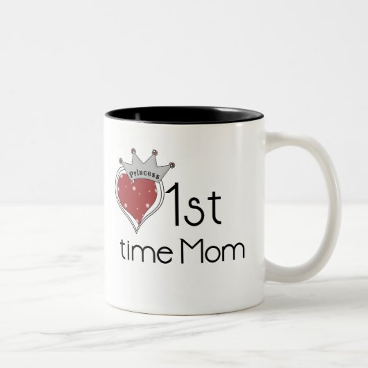 1. Zeit Mama Prinzessin- Zweifarbige Tasse (Rechts)