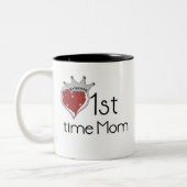 1. Zeit Mama Prinzessin- Zweifarbige Tasse (Links)