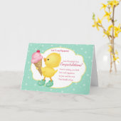 1. Zeit Parents Schwangerschafts-Glückwunsch-Karte Karte (Gelbe Blume)